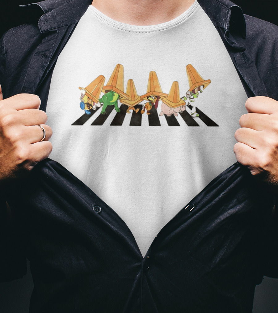 Toy Story Disney Family Trip Abbey Road 2026 Characters Crossing Road T-Shirt