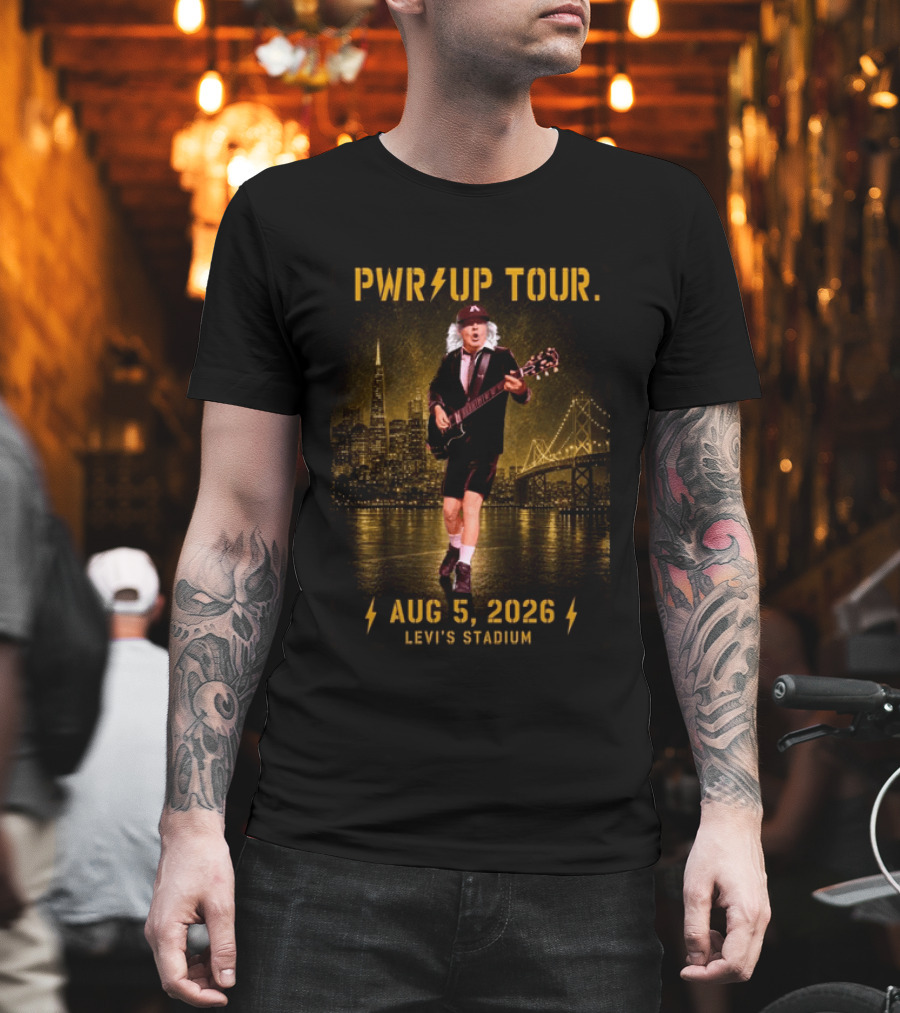 Pwr Up Tour 2026 San Francisco Levi's Stadium August 5 ACDC North America T-Shirt