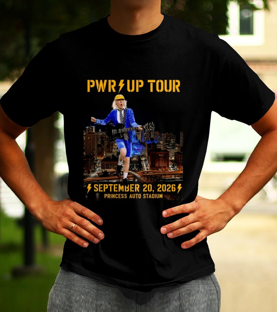 PWR Up Tour September 20 2026 Princess Auto Stadium Winnipeg MB T-Shirt