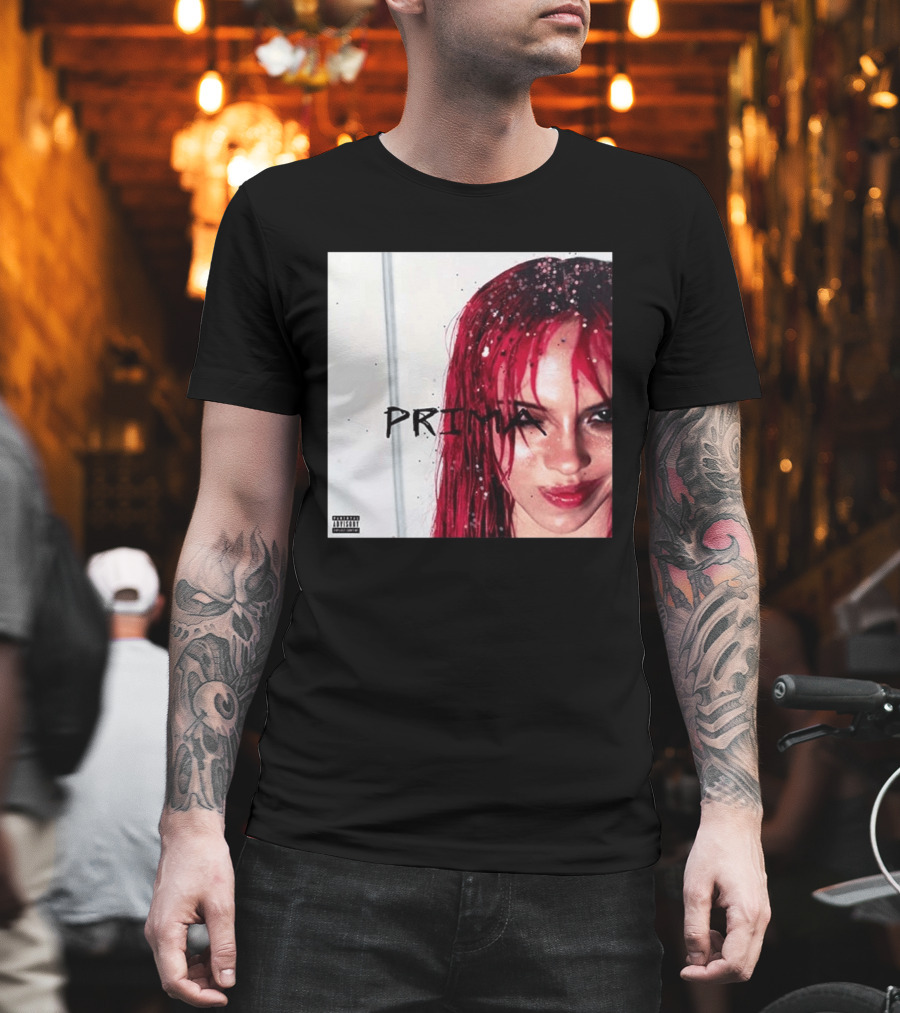 Adela Jergova Prima New Album Cover 2026 Pink Hair T-Shirt