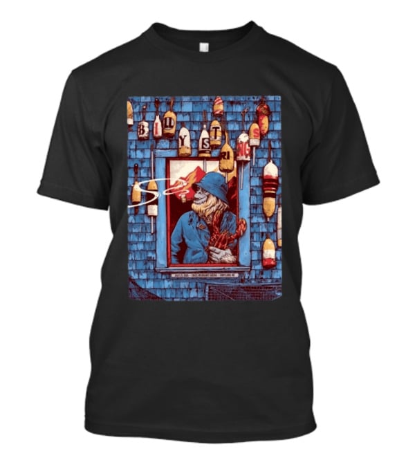 Billy Strings Portland ME 2026 Night 2 Event Cross Insurance Arena July 25 Dan Dippel Coastal Fisherman T-Shirt