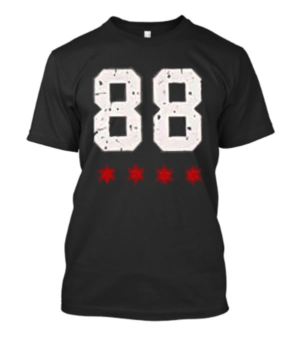 Chicago Blackhawks Showtime Returns 88 Three Red Stars T-Shirt