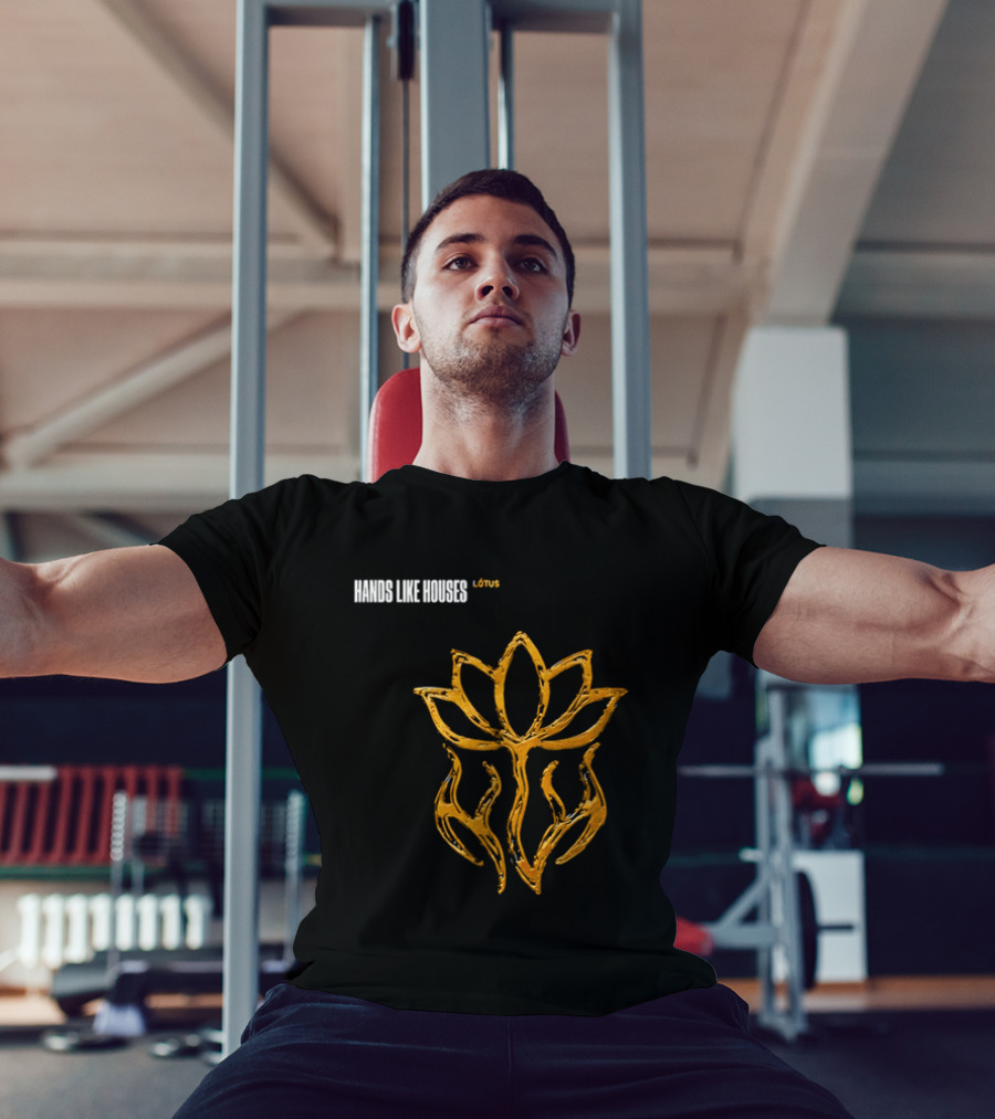 Hands Like Houses Lotus Symbol Yellow T-Shirt