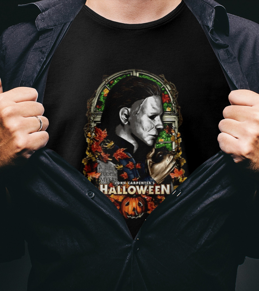 John Carpenter's Halloween Michael Myers 45 Years Of Terror Event T-Shirt