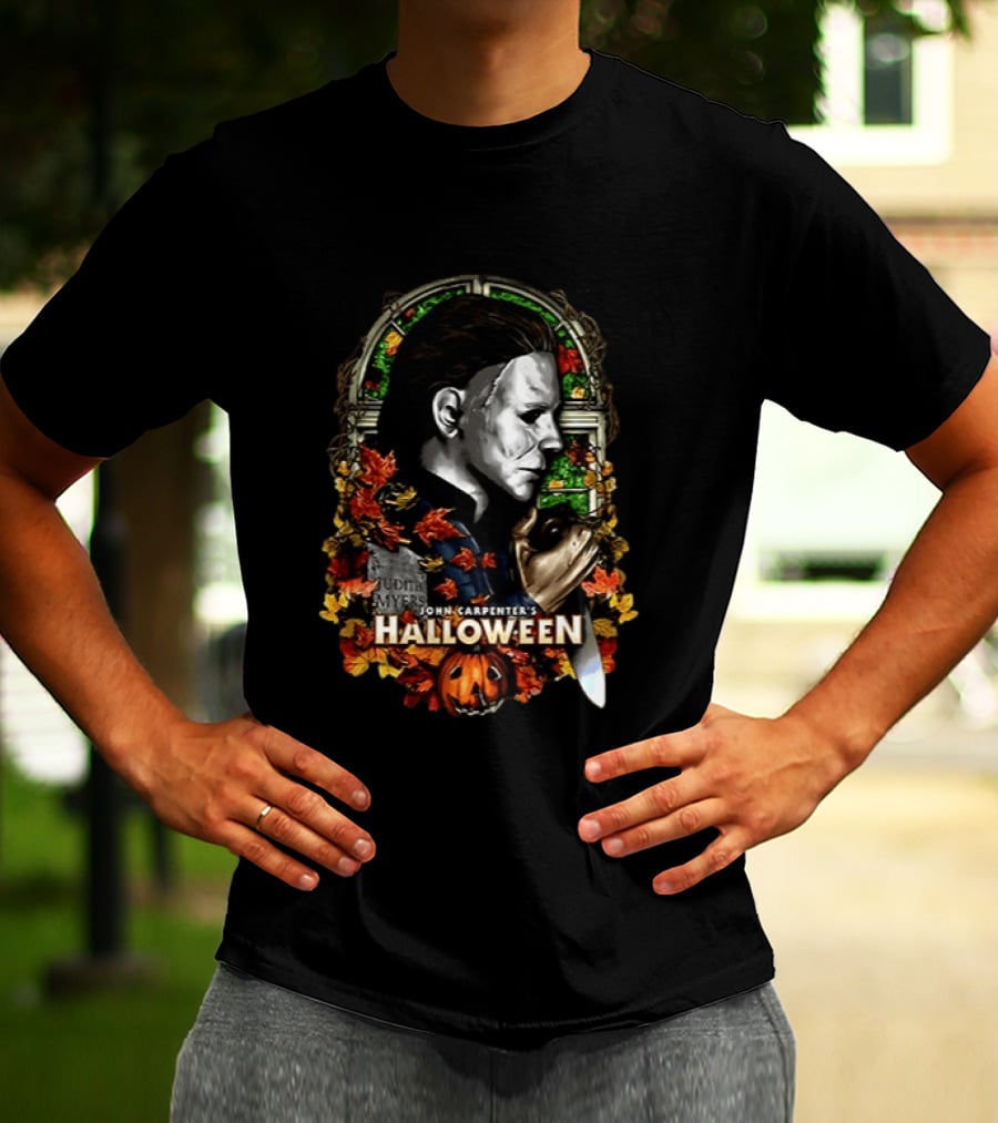 John Carpenter's Halloween Michael Myers 45 Years Of Terror Event T-Shirt