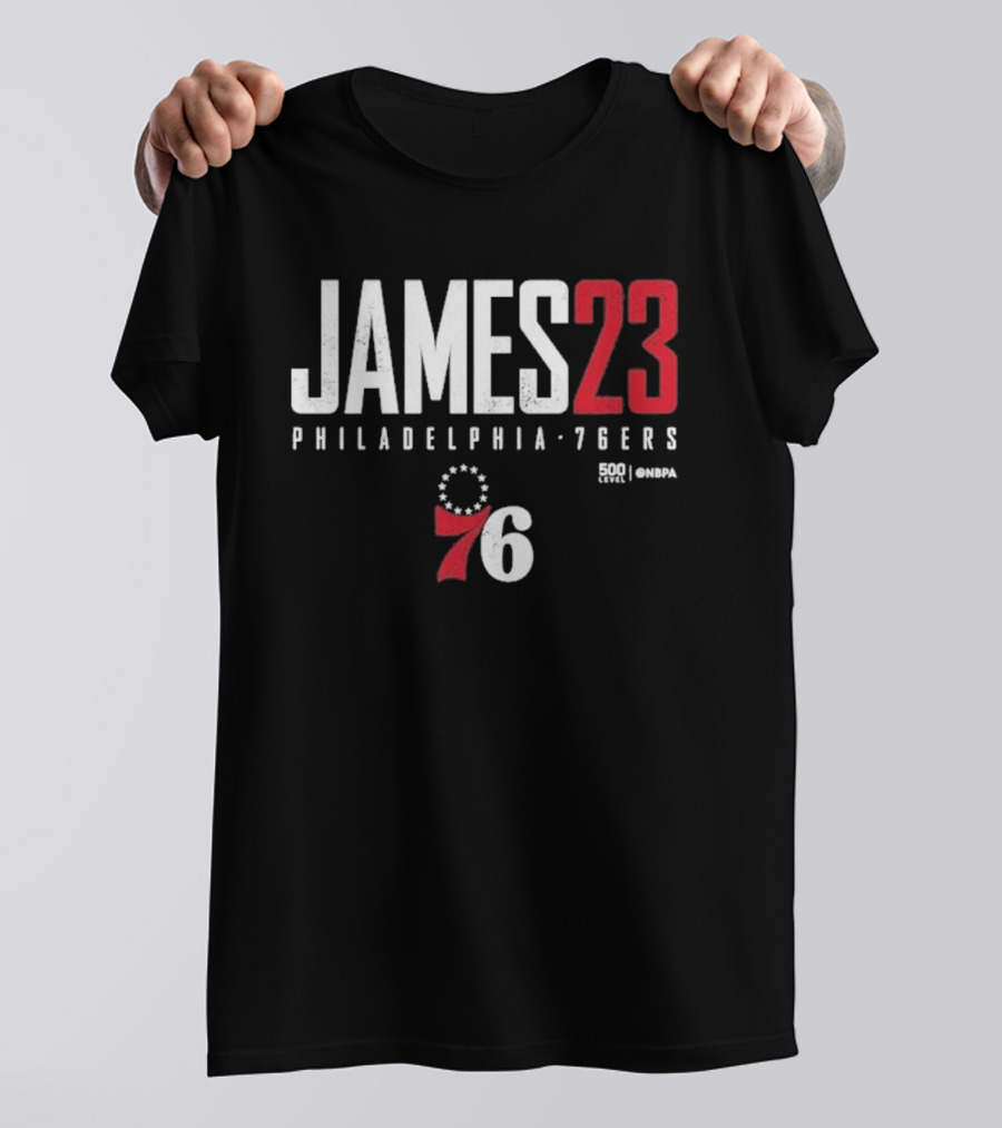 JAMES 23 Philadelphia 76ers 76 NBA T-Shirt