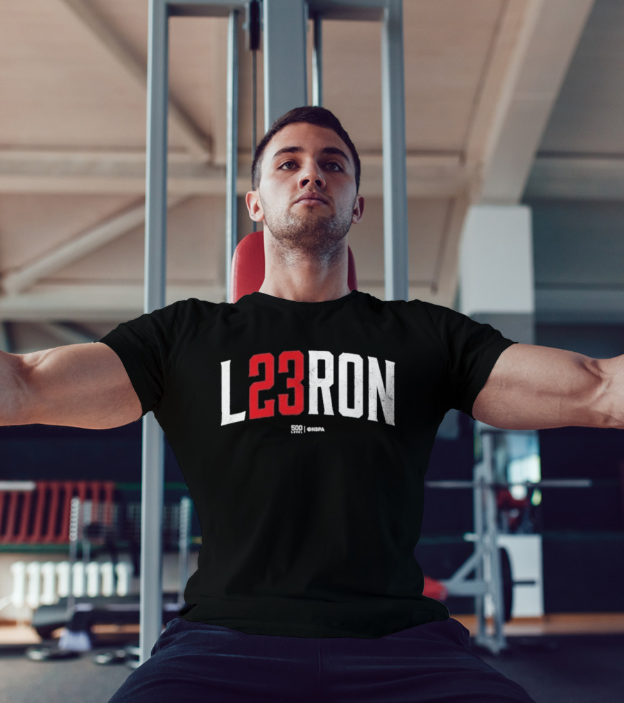 LeBron L23RON 23 Number Sports T-Shirt