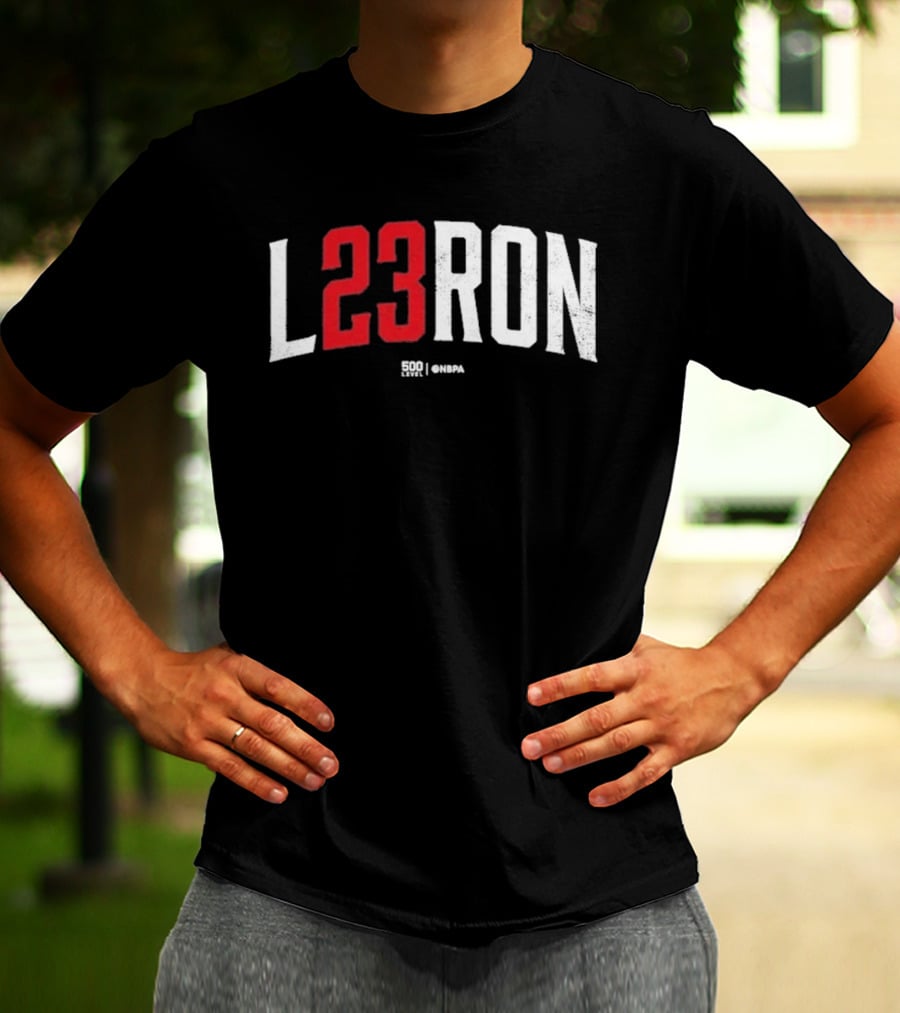 LeBron L23RON 23 Number Sports T-Shirt