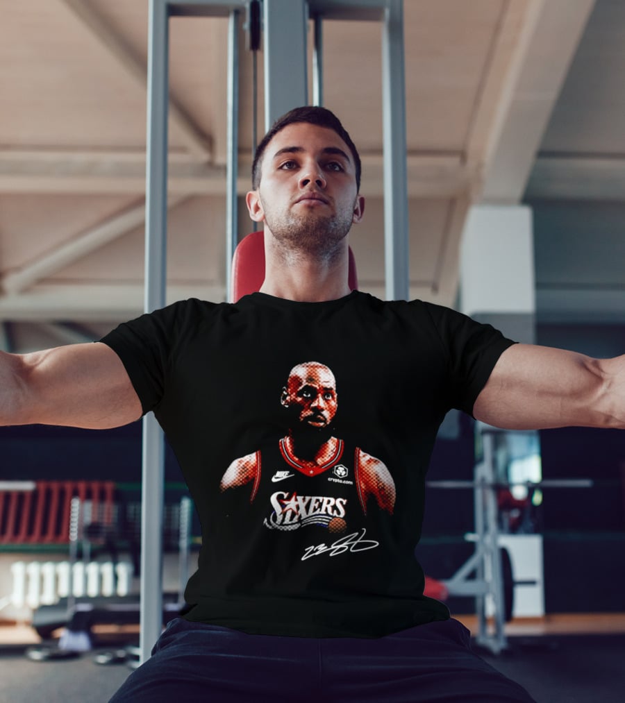 LeBron James Sixers Basketball Jersey Crossover Fan T-Shirt