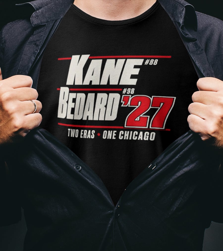 Kane 88 Bedard 98 '27 Two Eras One Chicago T-Shirt