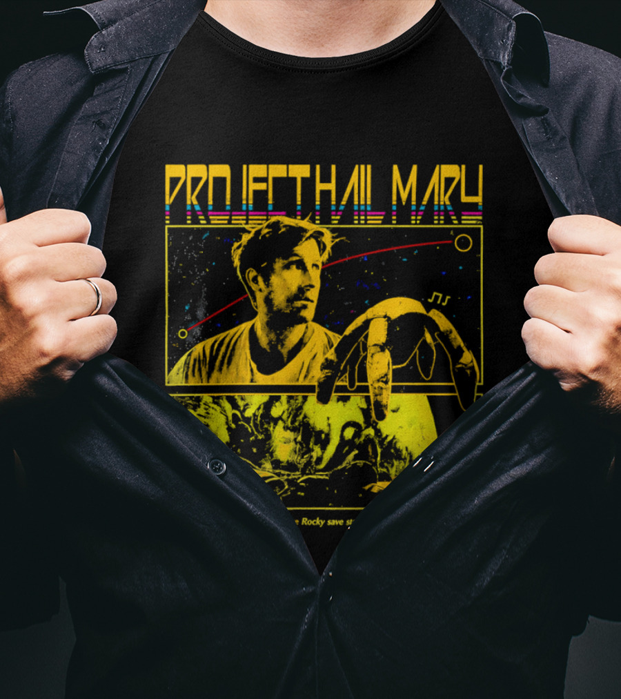 Project Hail Mary Rocky Grace Save The Stars T-Shirt
