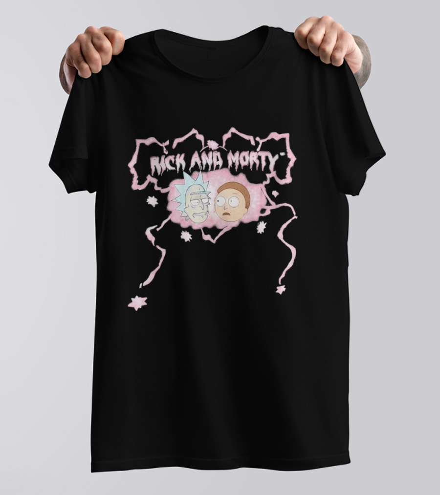 Secret Lives Of Gypsy Wives S01 Rick And Morty Pink Portal T-Shirt
