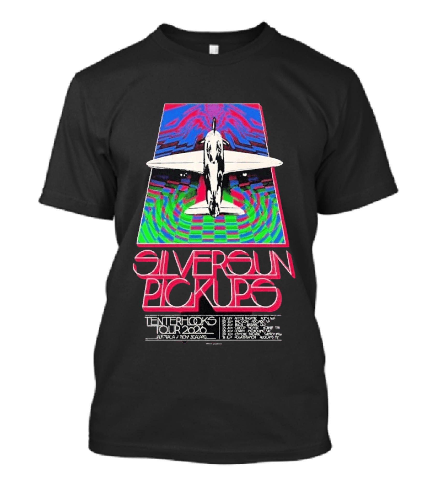 Silversun Pickups Tenterhooks Tour 2026 Australia New Zealand July Cities List T-Shirt