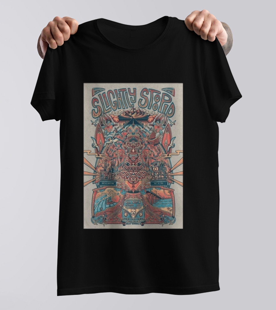 Slightly Stoopid Buffalo NY 7 24 2026 Old West Summer Tour Custom House_PRINT T-Shirt