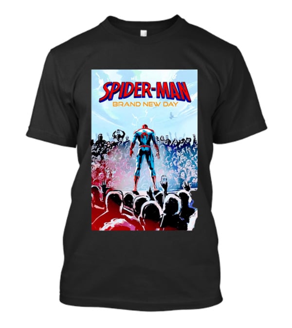 Spider Man Brand New Day Crowd Marvel T-Shirt