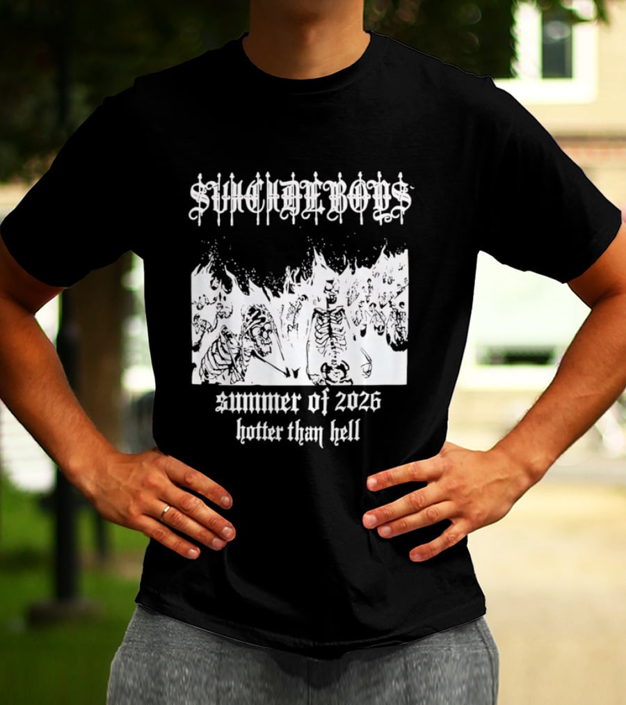 Suicideboys Summer Of 2026 Hotter Than Hell Skeletons T-Shirt