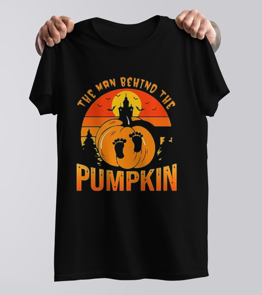 The Man Behind The Pumpkin Halloween 2026 T-Shirt