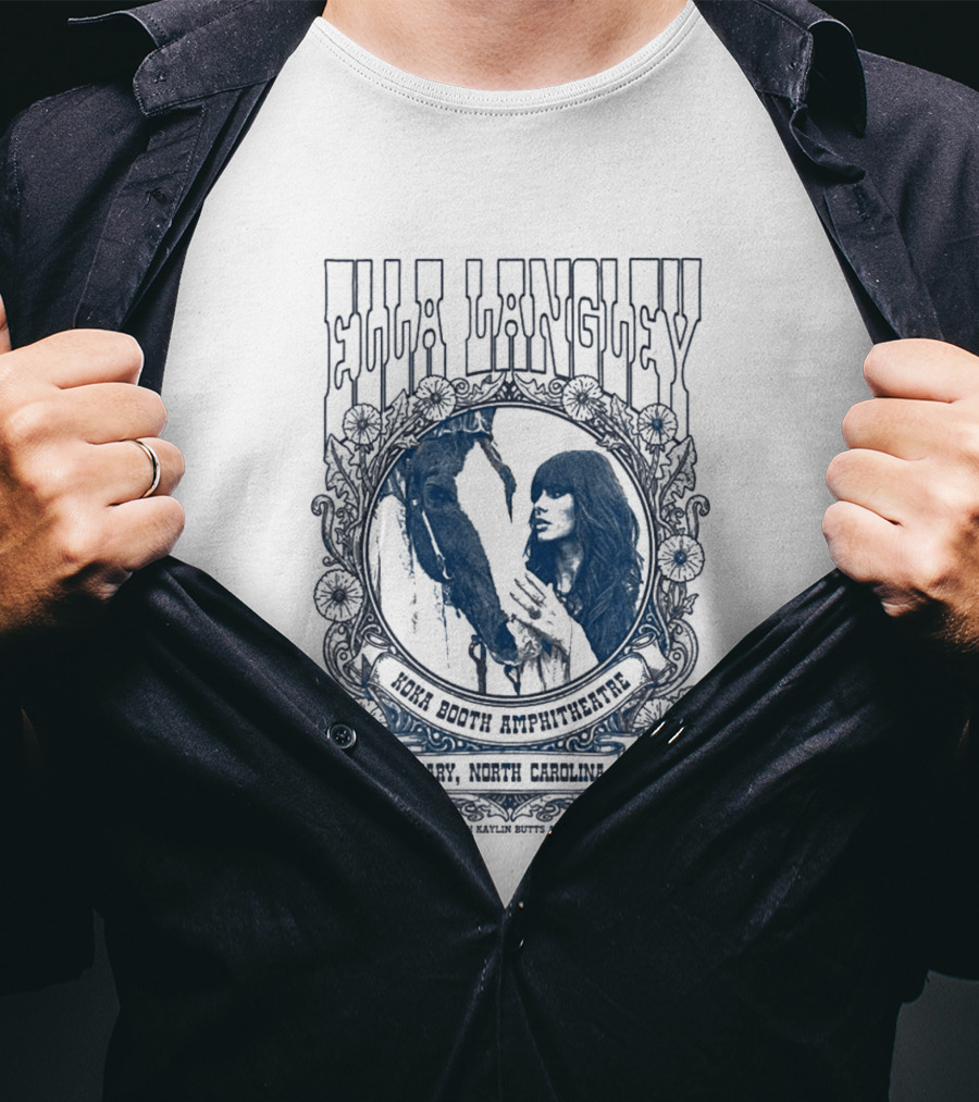 Ella Langley Kaylin Butts Lake Kyle Knott Live Koka Booth Amphitheatre Cary NC 2026 T-Shirt