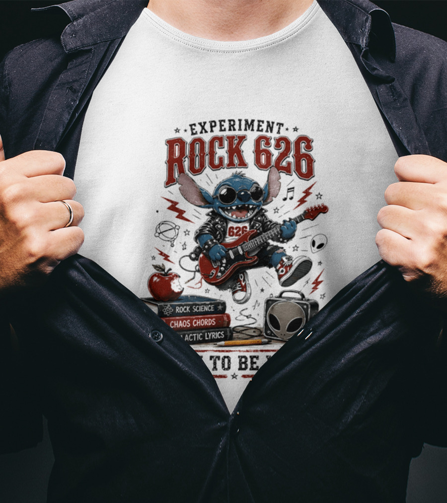 Experiment Rock 626 Born To Be Wild Music Science Chaos Chords Galactic Vibes T-Shirt