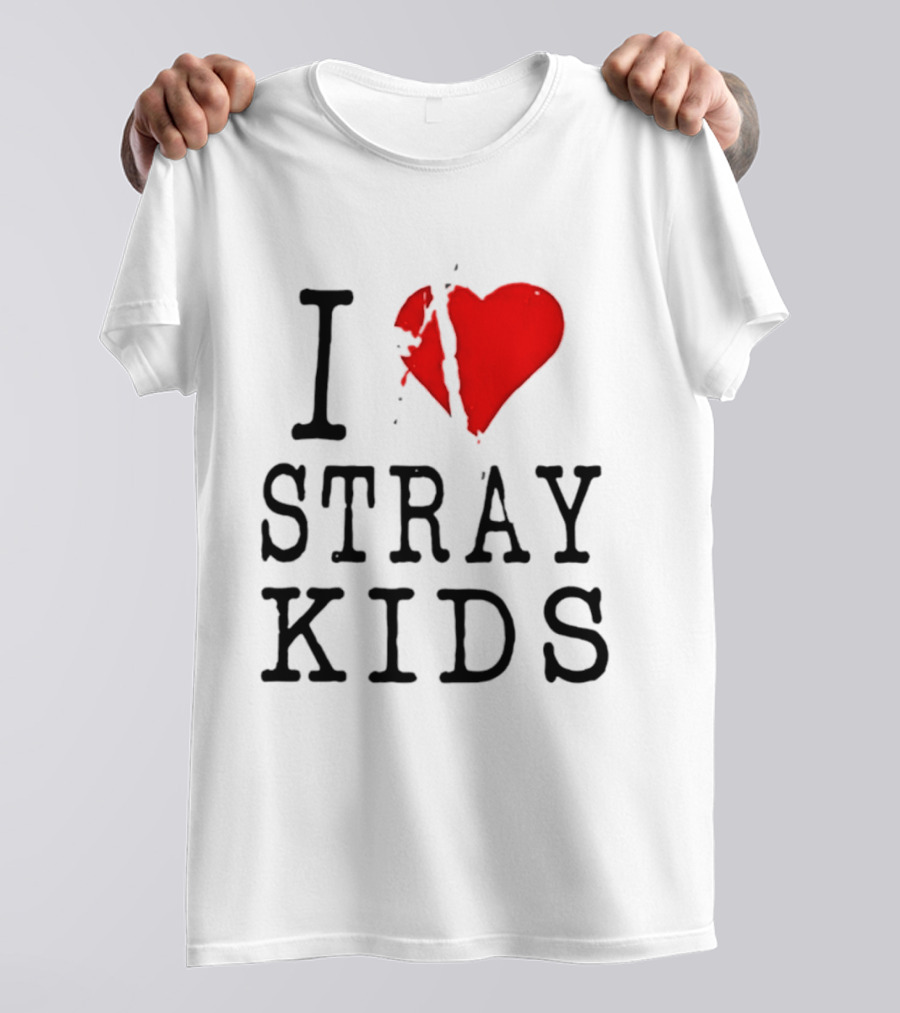 I Love Stray Kids Broken Heart T-Shirt