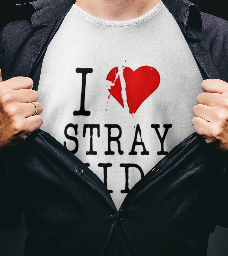 I Love Stray Kids Broken Heart T-Shirt
