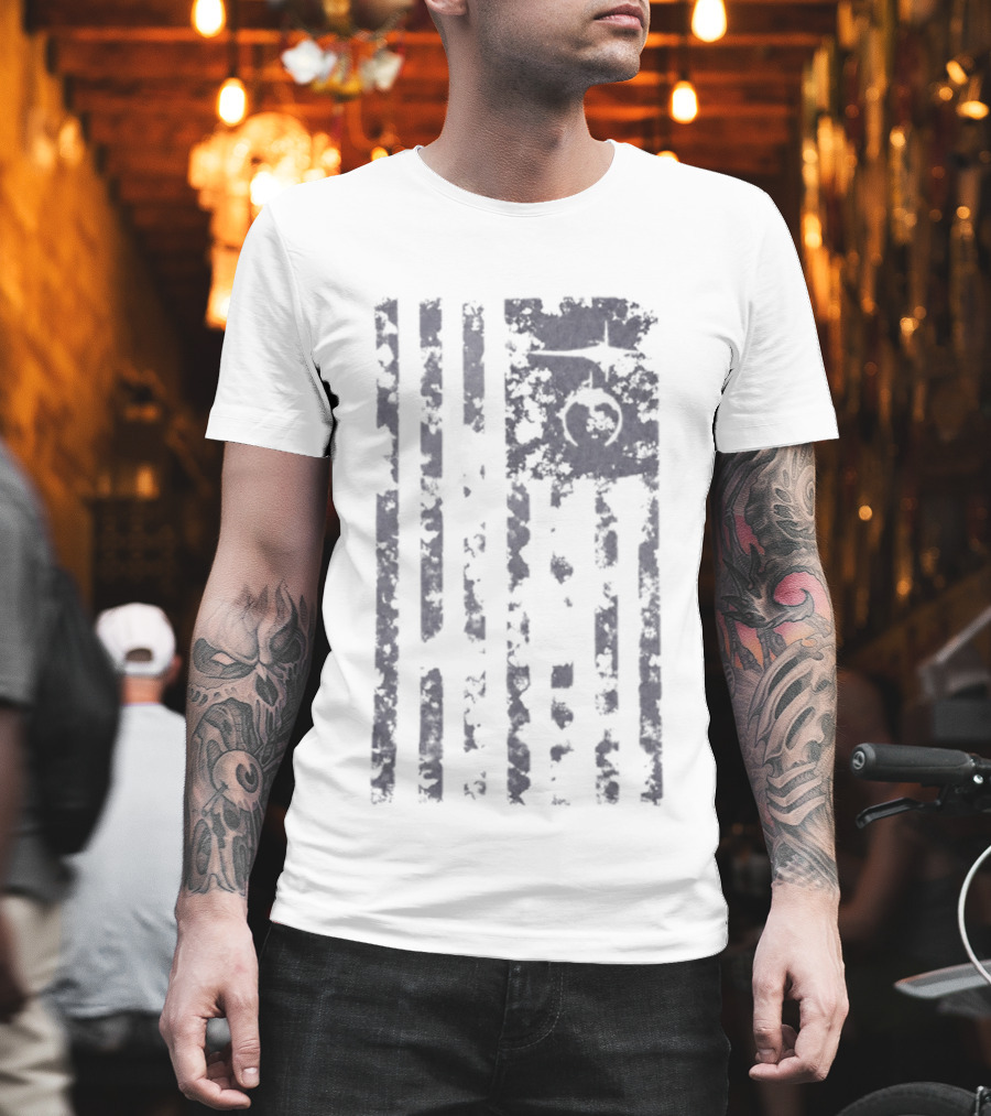 Jake Paul Thug Club Old Glory Distressed American Flag T-Shirt