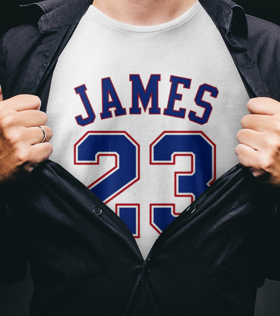 James 23 Philadelphia 76er The King T-Shirt