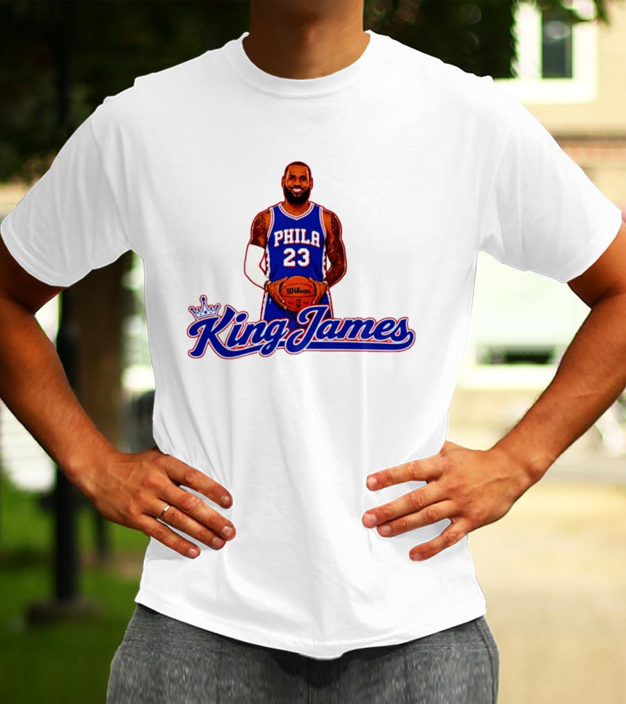 King James Philly 23 Basketball Legend T-Shirt