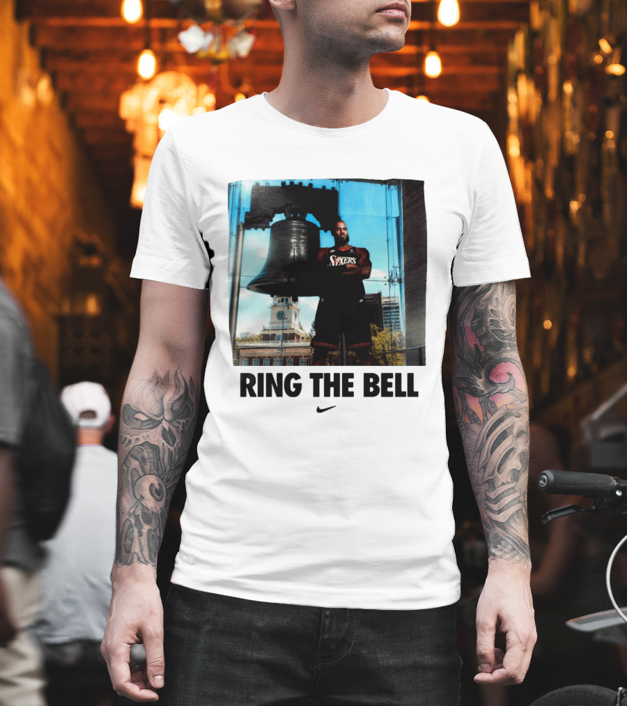 LeBron James Sixers Liberty Bell Ring The Bell T-Shirt