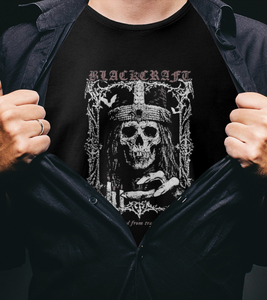 Blackcraft Cult Skull Impaler Transylvania Regal Candle Gothic T-Shirt