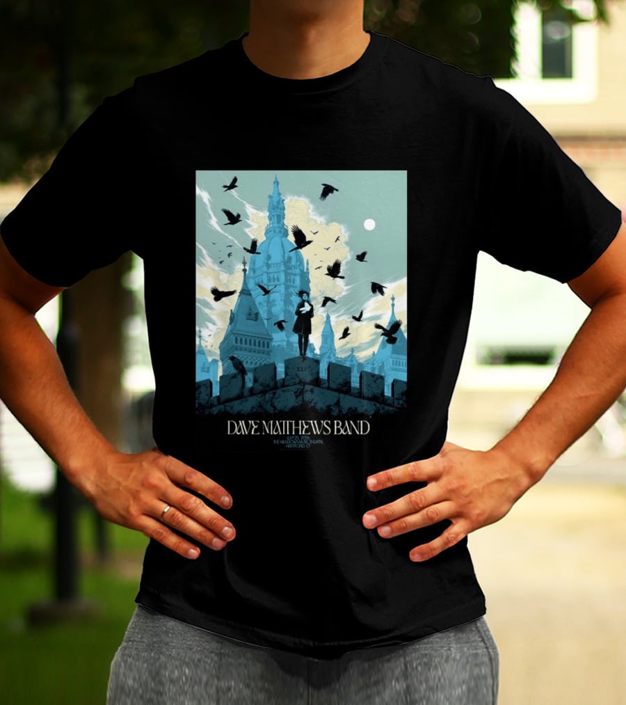 Dave Matthews Band Hartford CT 2026 The Meadows Music Theatre July 25 Event T-Shirt