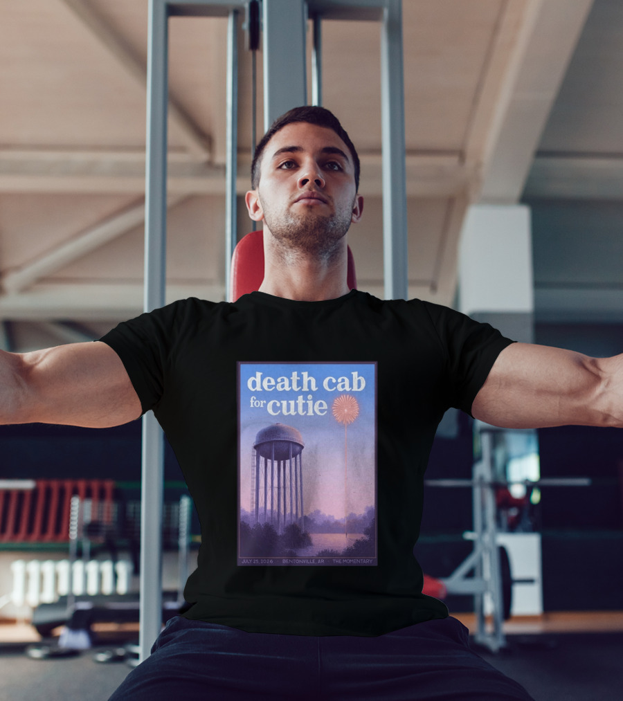 Death Cab For Cutie July 25 2026 The Momentary Bentonville AR Water Tower Firework T-Shirt