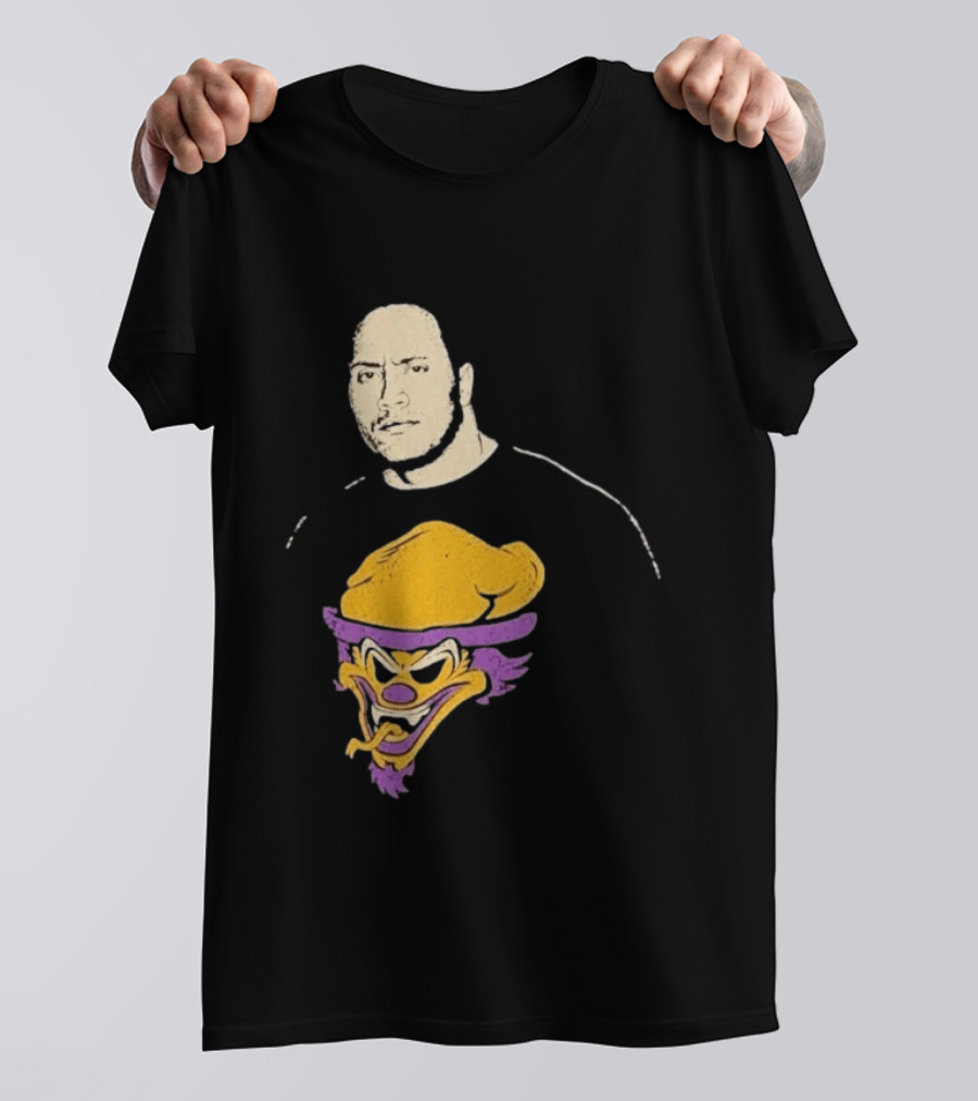 Dwayne Johnson The Rock Insane Clown Posse Collaboration T-Shirt