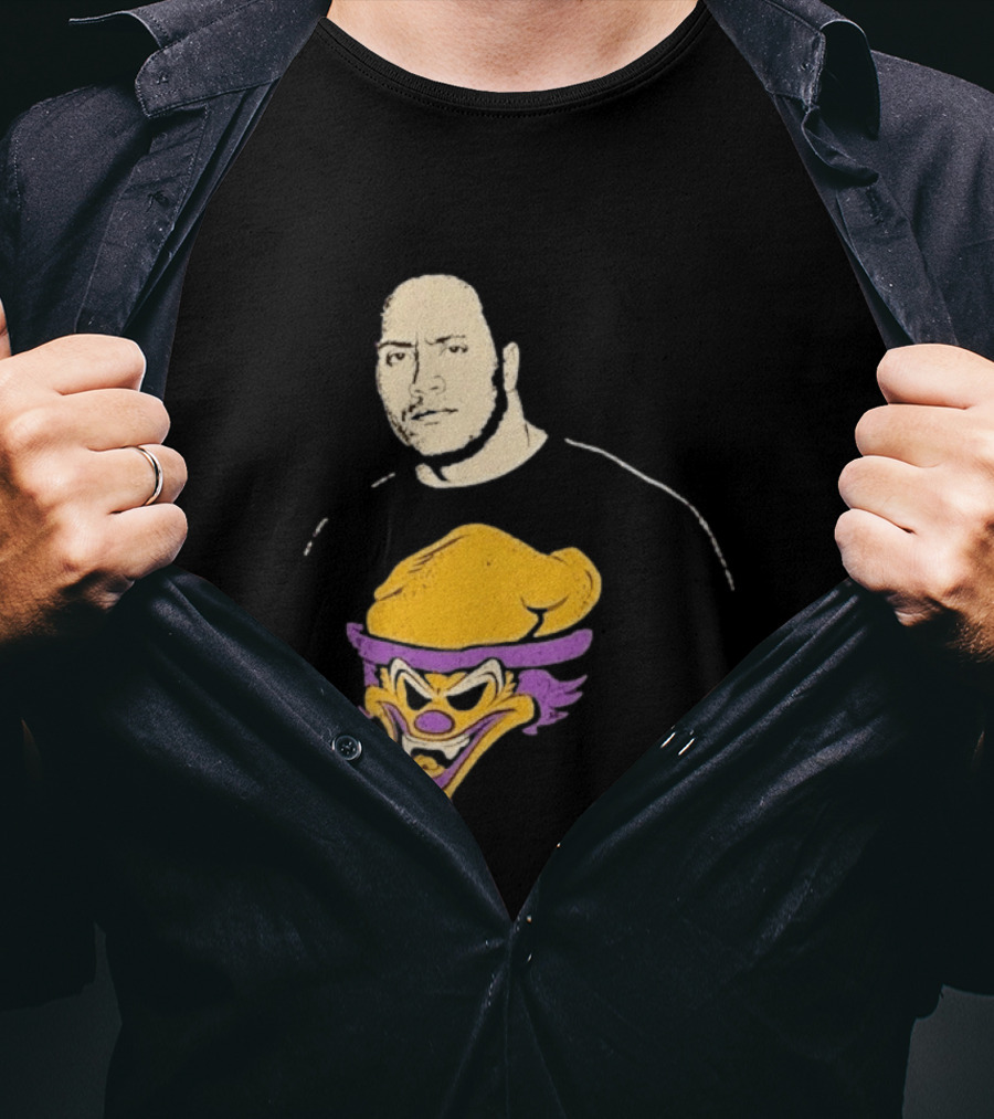 Dwayne Johnson The Rock Insane Clown Posse Collaboration T-Shirt