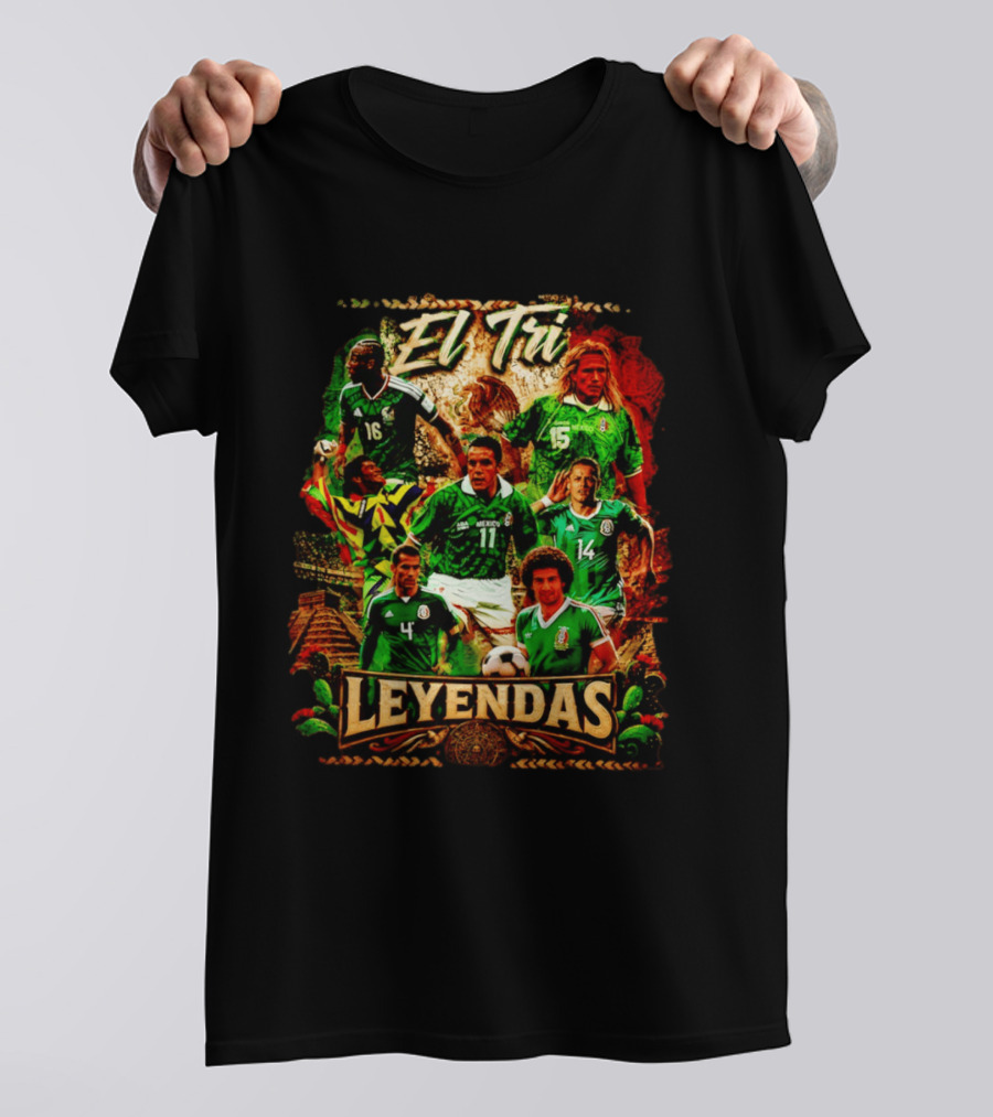El Tri Leyendas Mexico National Football Team Legend Players T-Shirt