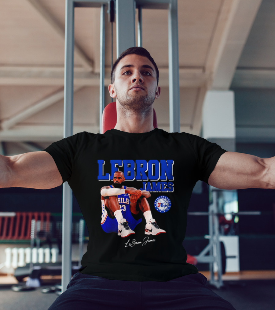 Lebron James 23 Philadelphia 76ers Basketball Phila 76ers 2026 T-Shirt
