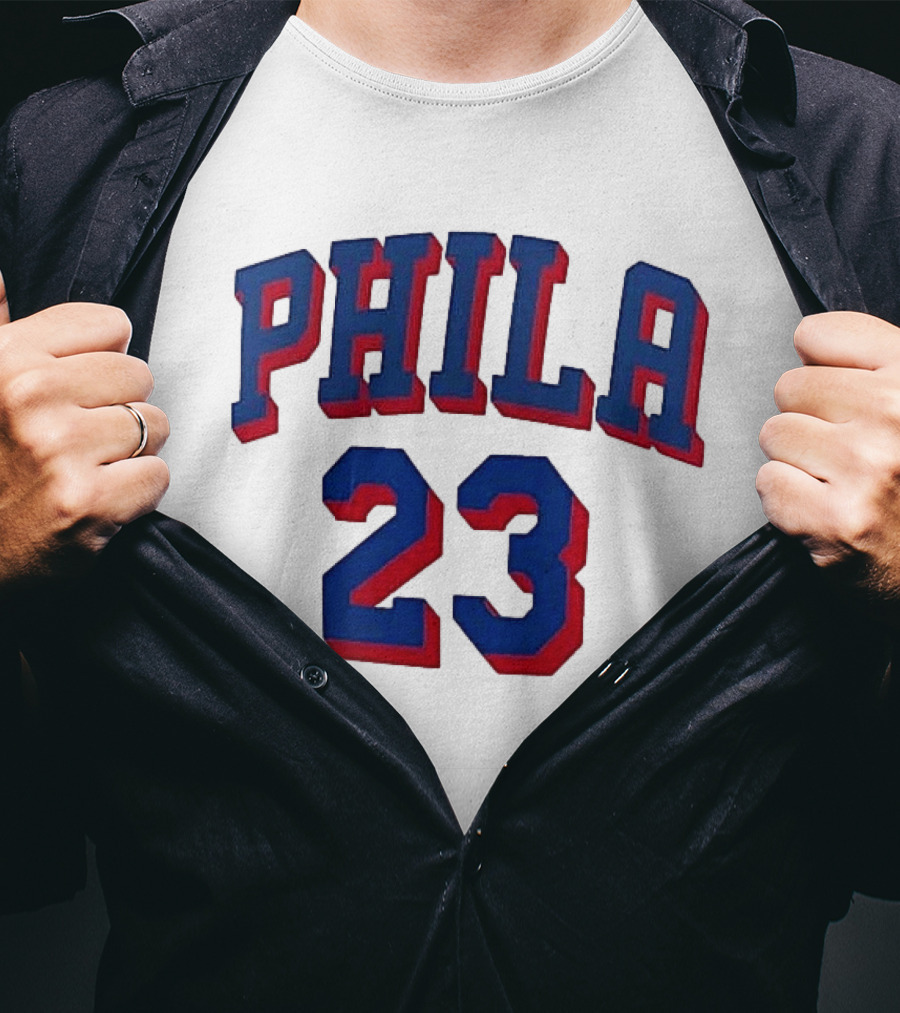PHILA 23 LeBron James Philadelphia 76ers Youth Fast Break T-Shirt