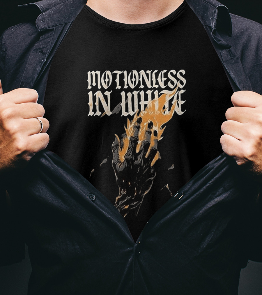 Motionless In White Fiery Hand We Will Carry The Torch T-Shirt