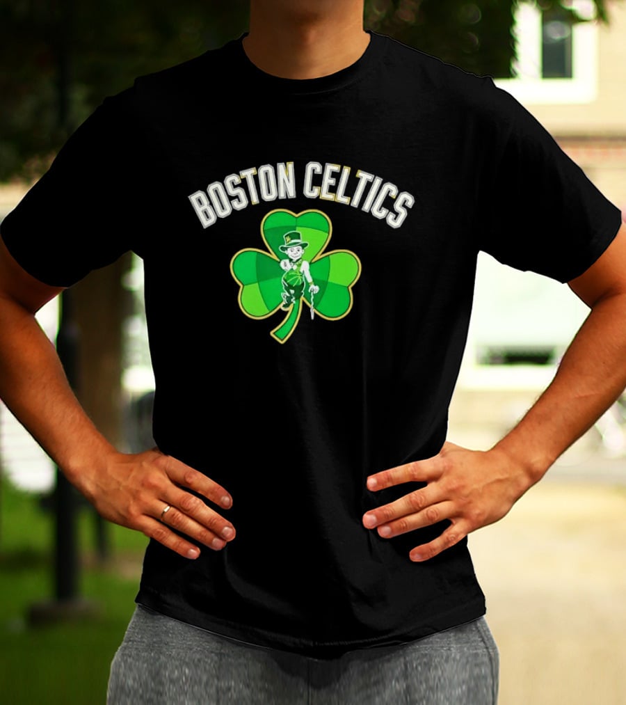 Boston Celtics Shamrock St Patrick's Day 2026 T-Shirt