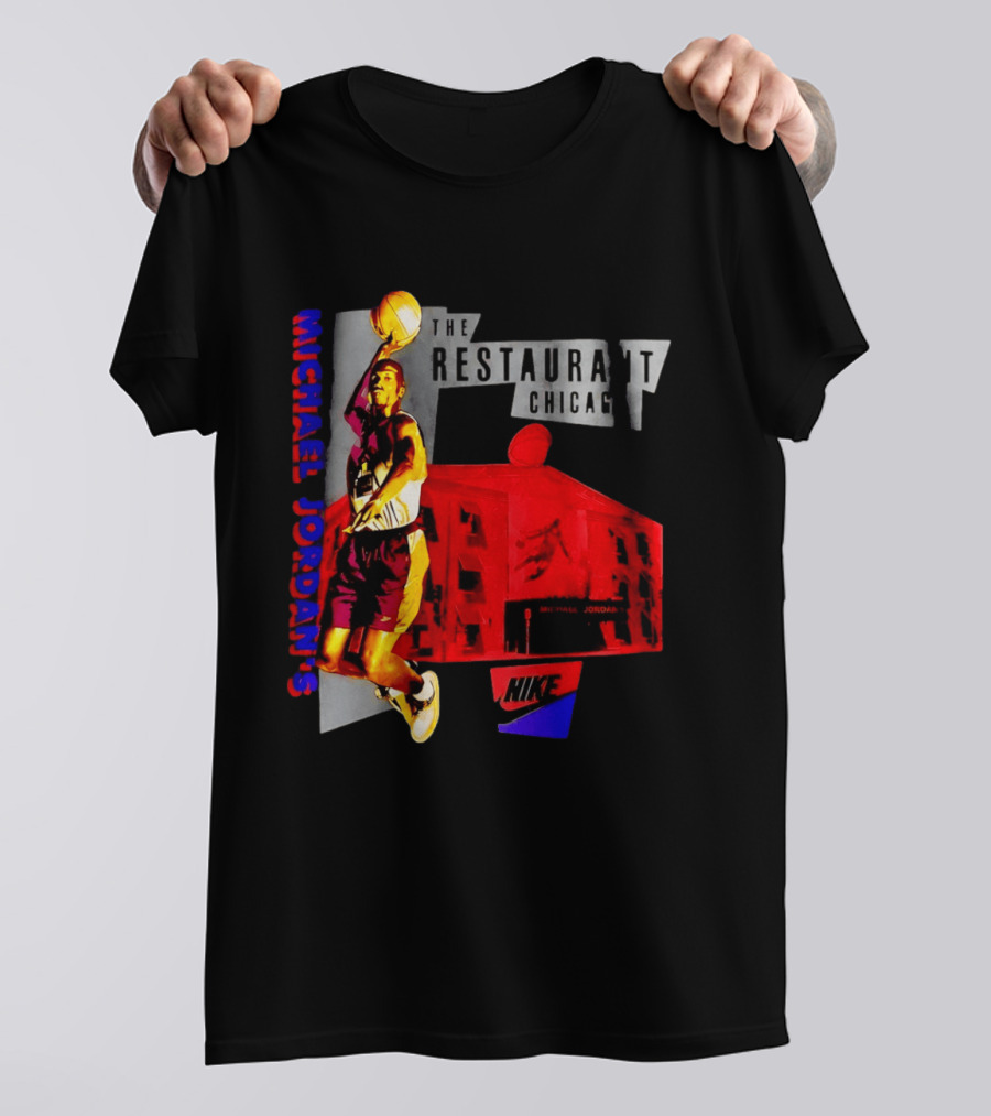 Michael Jordan's Restaurant Chicago Nike Basketball T-Shirt