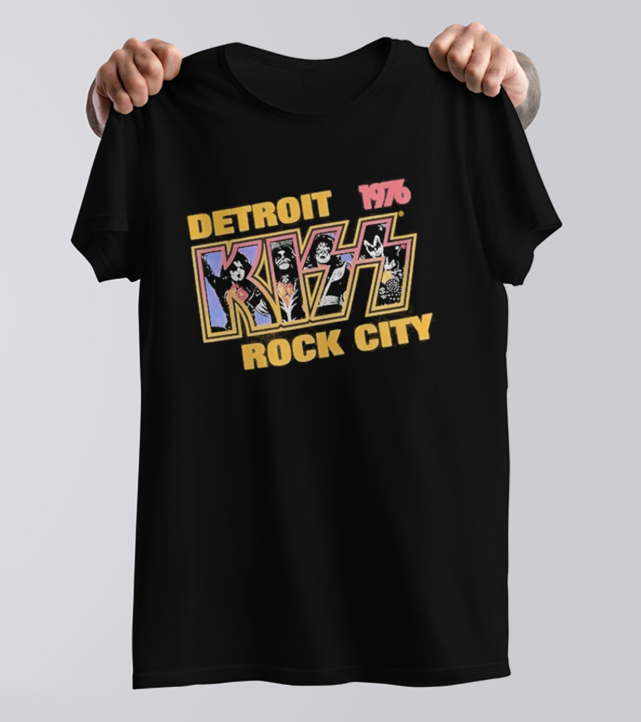 Kiss Detroit Rock City 1976 Band T-Shirt