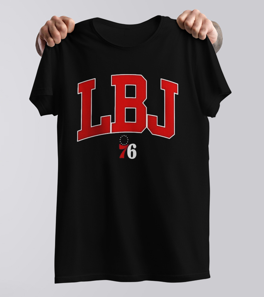 LBJ Philadelphia 76ers 76 Basketball T-Shirt
