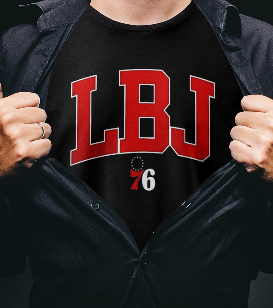 LBJ Philadelphia 76ers 76 Basketball T-Shirt