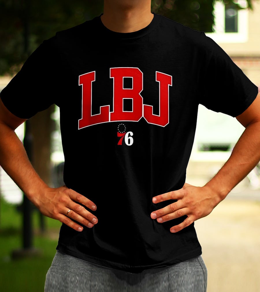 LBJ Philadelphia 76ers 76 Basketball T-Shirt