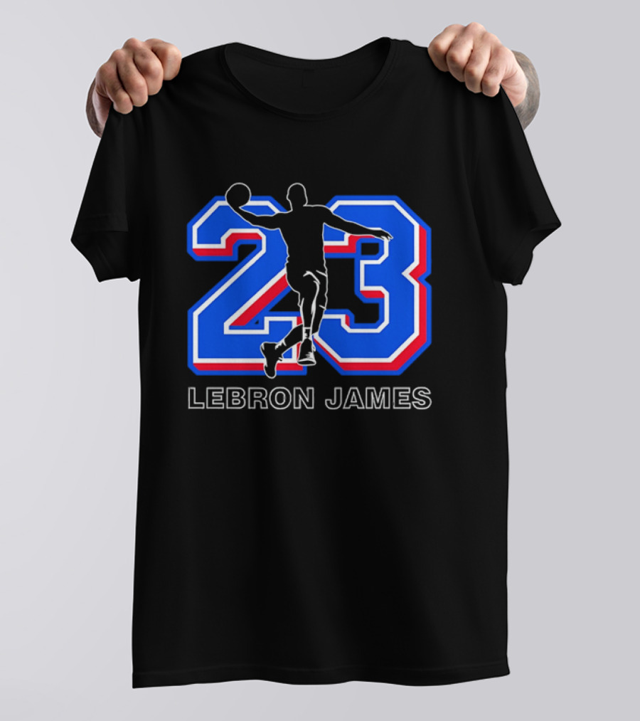 LeBron James 23 Basketball Dunk T-Shirt