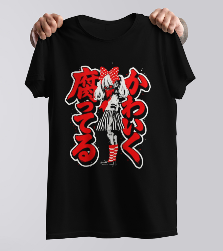 Horror Anime Manga Aesthetics Japanese T-Shirt