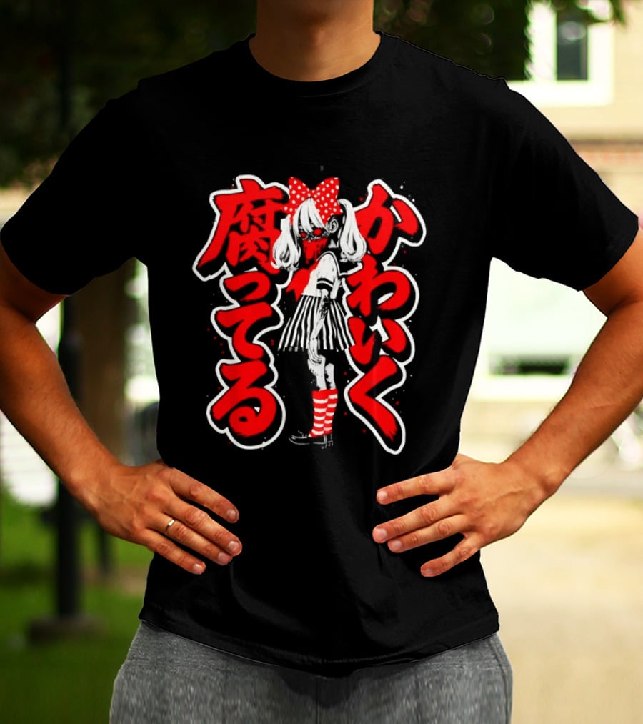 Horror Anime Manga Aesthetics Japanese T-Shirt