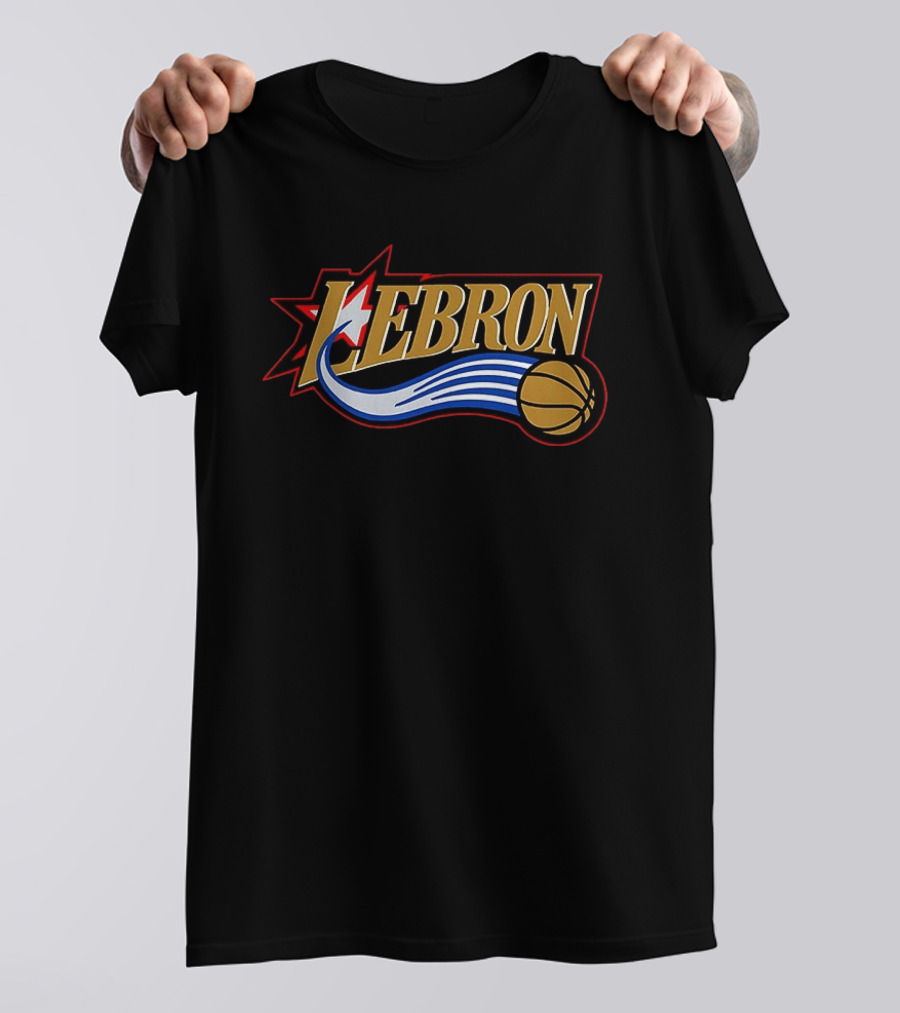 LeBron James Philadelphia 76ers NBA Crossover Concept T-Shirt