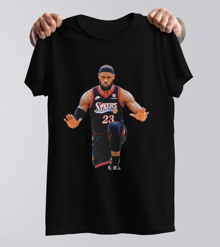 LeBron James 23 Philadelphia 76ers Jersey T-Shirt