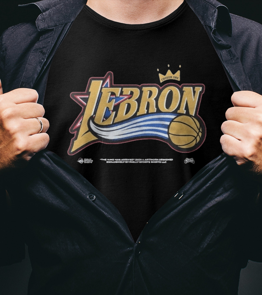 Lebron Chosen One The King Has Arrived Basketball Star T-Shirt